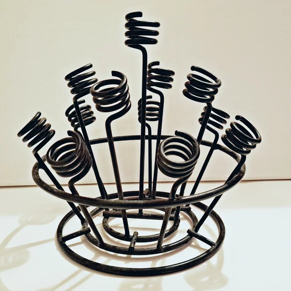 Black Wine Cork Holder - Picture 2 of 4